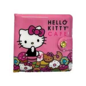 NEW Hello Kitty Café Las Vegas Edition Pink Retro Vinyl Wallet